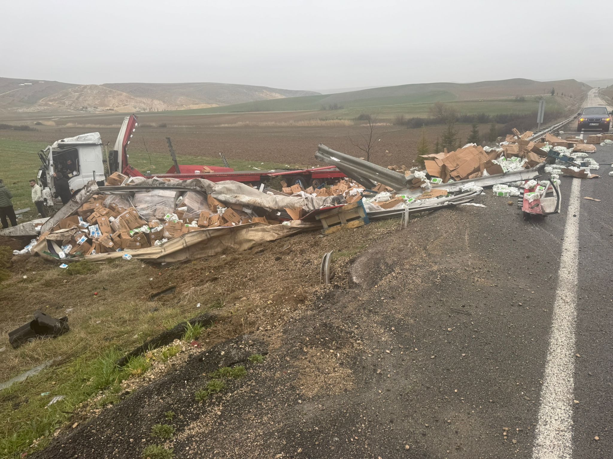 POLATLI YOLUNDA İKİ AYRI KAZA