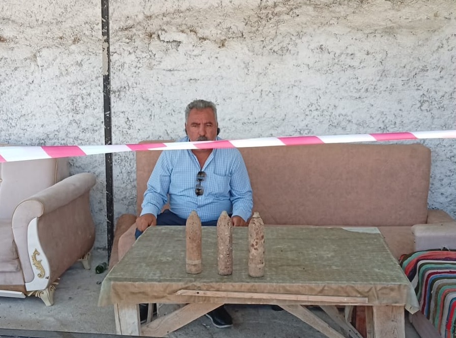 105 YILLIK MÜHİMMAT BULUNDU