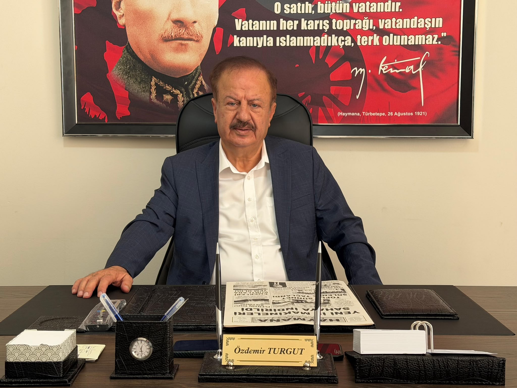 TURGUT HAYMANA’DA BÜRO TUTTU